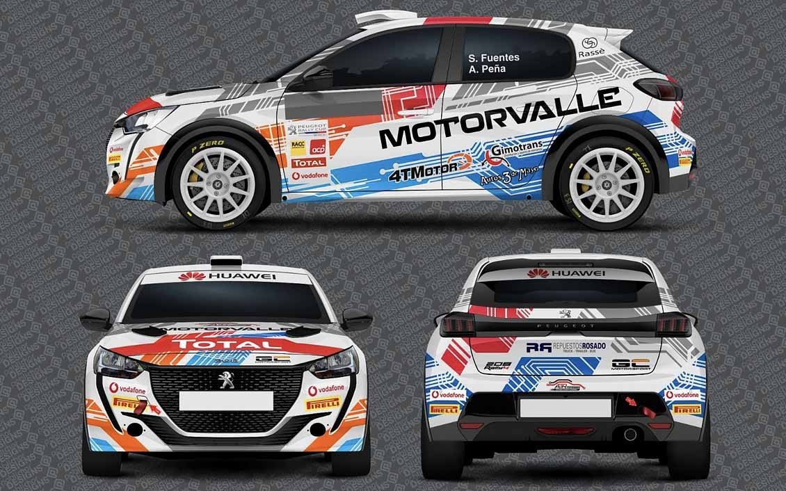 Sergio Fuentes preparado para el Rally di Roma Capitale