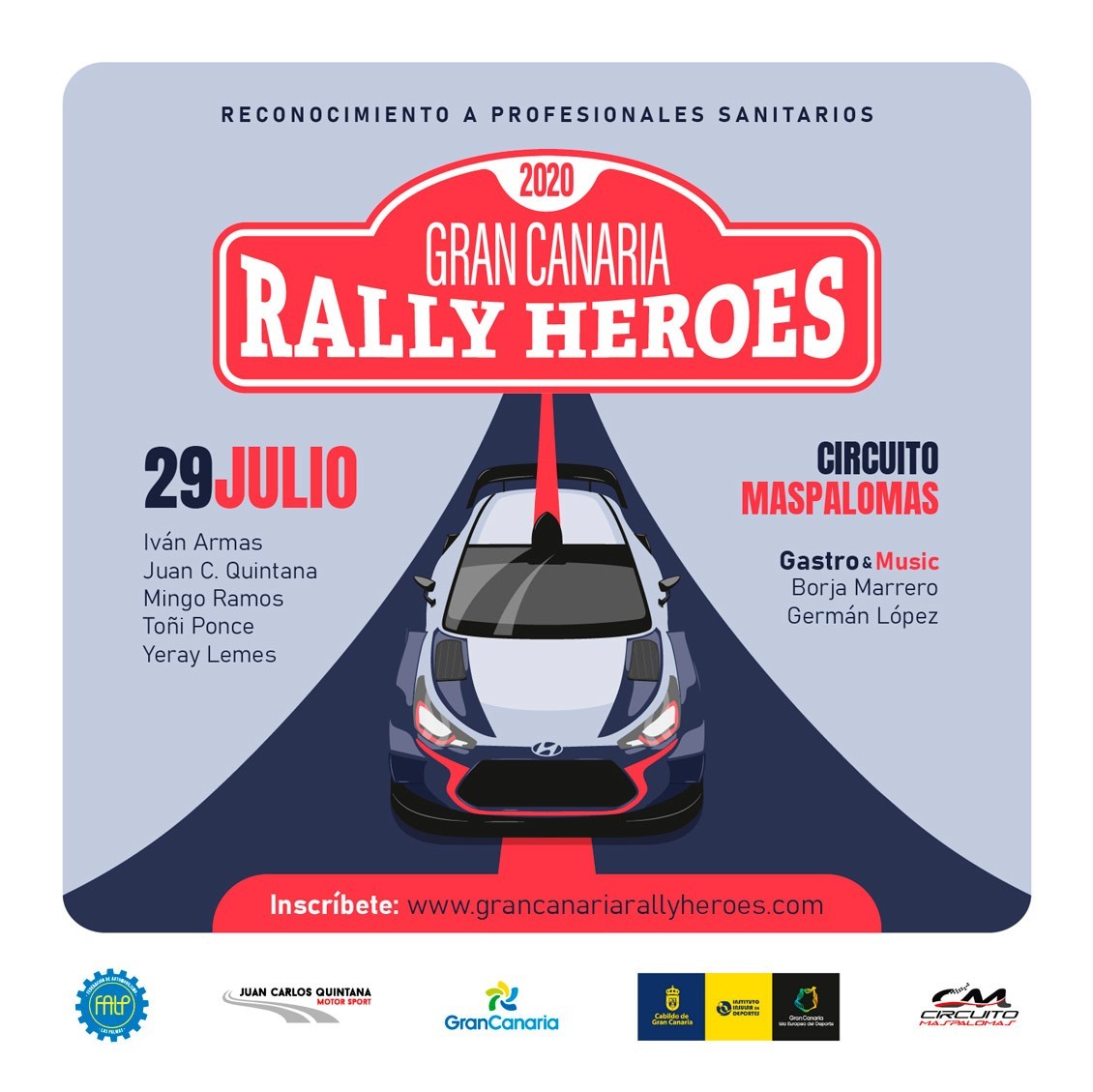 Éxito de inscripción para el GC Rally Héroes