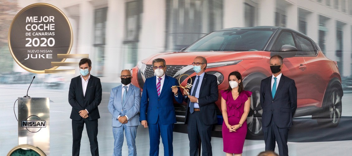 El Nissan JUKE, recibe su galardón en Canarias
