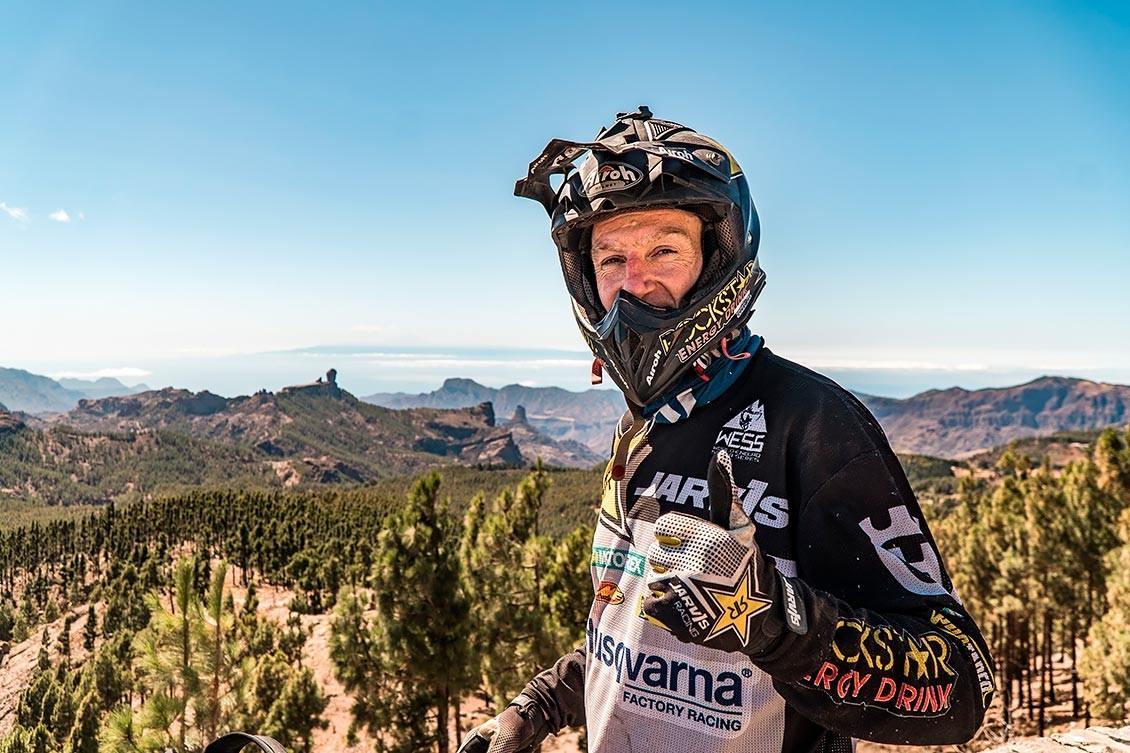 Graham Jarvis en Gran Canaria y Tenerife - Curso de enduro