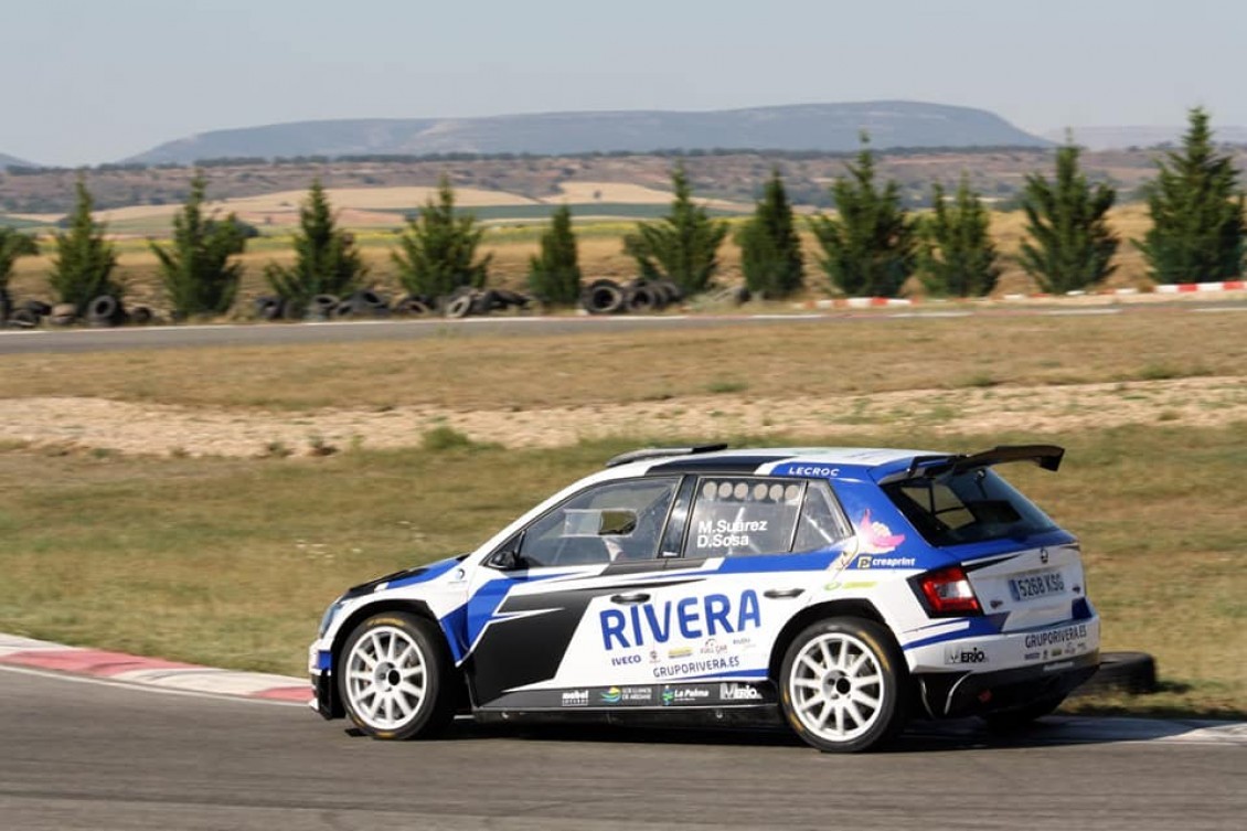 Miguel Suárez en el CCRA con un Fabia R5