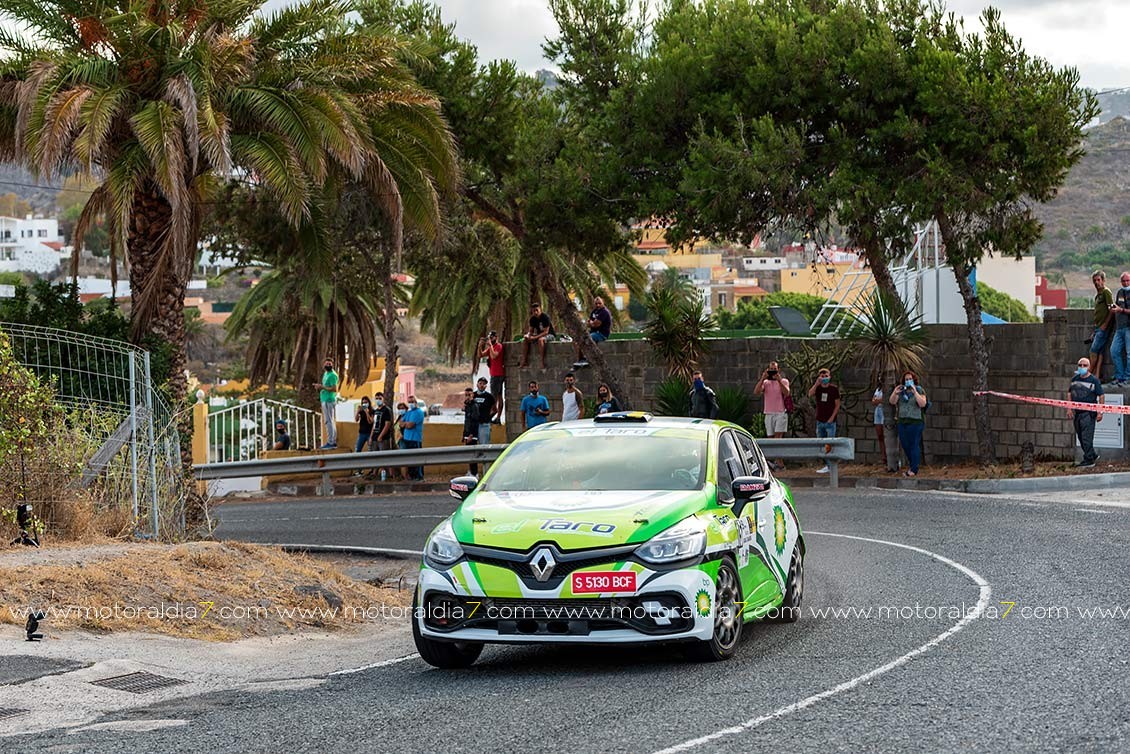 Iván Armas y Pity Ramos, primeros líderes del Rally Isla de Gran Canaria