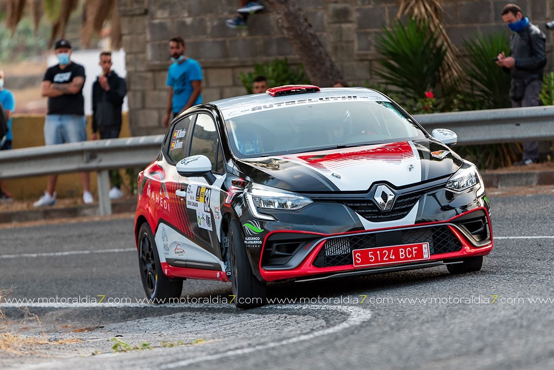 Iván Armas y Pity Ramos, primeros líderes del Rally Isla de Gran Canaria