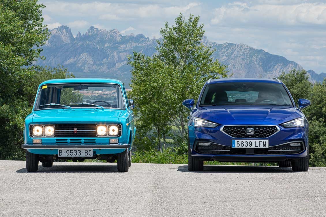 50 años separan el SEAT 1430 5 puertas del nuevo SEAT León Sportstourer