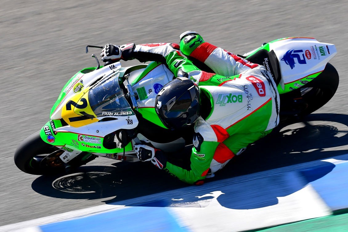 Fran Alonso supera con nota la cuarta cita del ESBK en Jerez