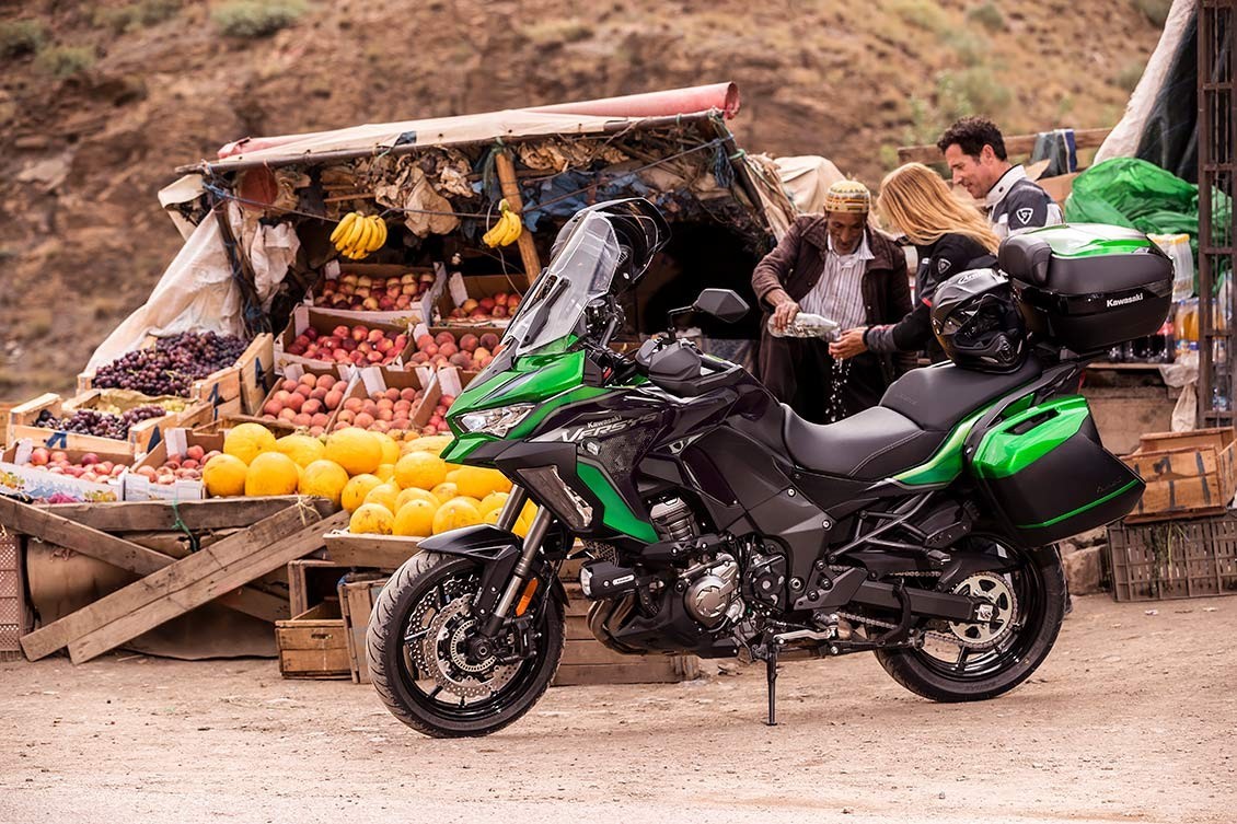 Versys 1000 SE 2021, con el Nuevo sistema Showa Skyhook