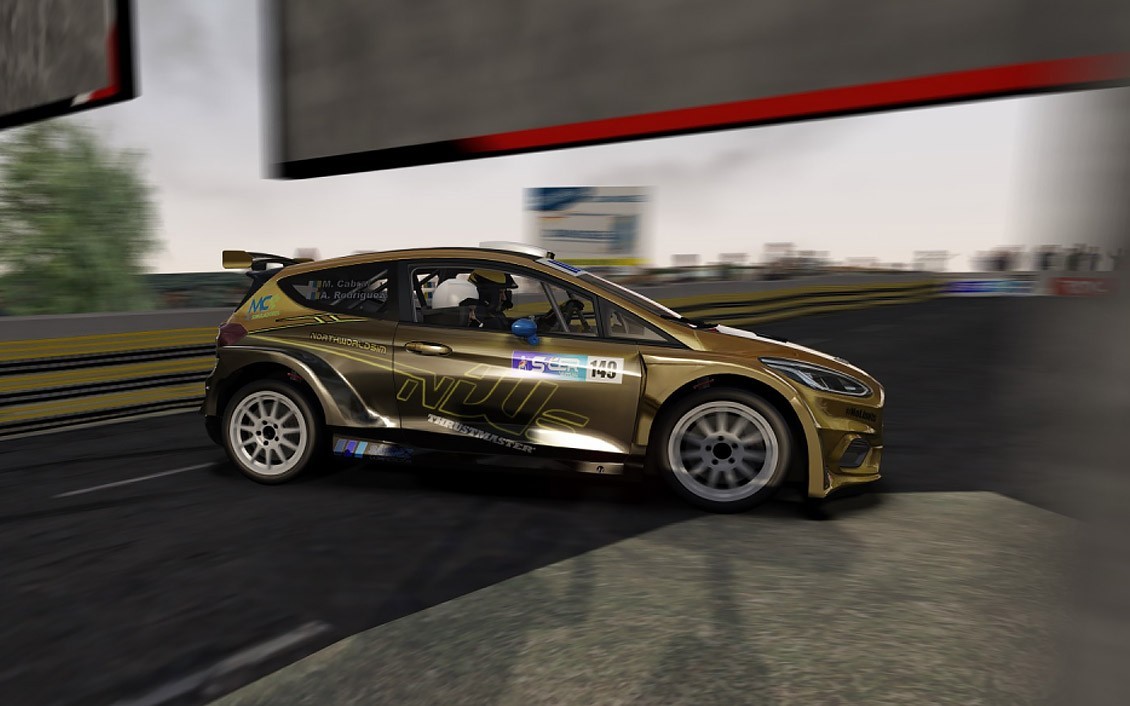 Los canarios coparon el podio en el Rally RACC virtual