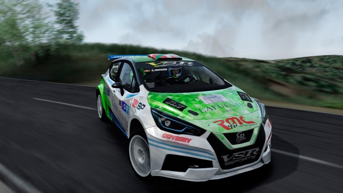 Los canarios coparon el podio en el Rally RACC virtual