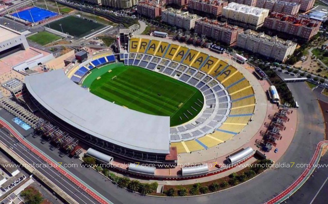 El Rally Islas Canarias al Estadio de Gran Canaria