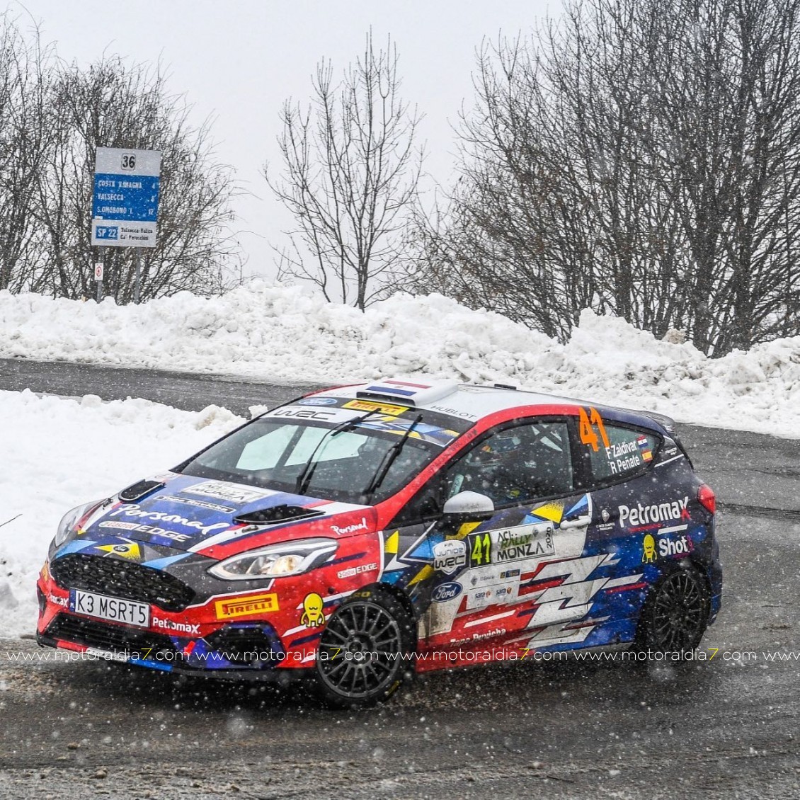 Zaldivar y Peñate terminaron segundos en el Rally de Monza