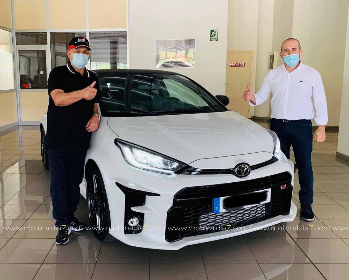 Félix Brito ya tiene su Toyota GR Yaris