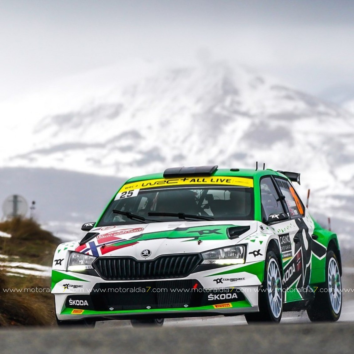 Hoy mandan en Montecarlo, Evans y Martin con el Yaris WRC