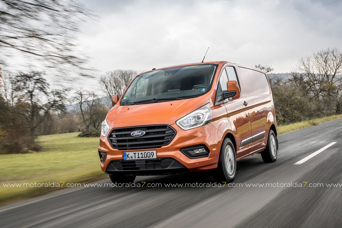 La Ford Transit Custom incluirá modelos totalmente eléctricos