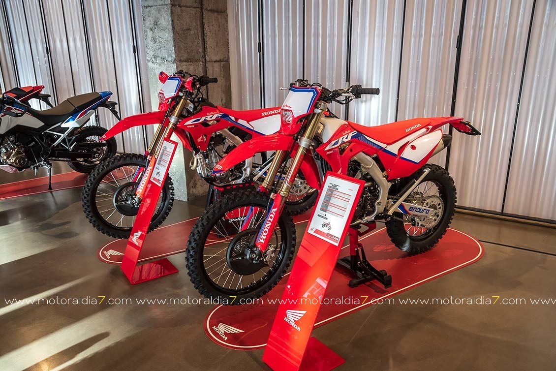 Honda Canarias muestra las nuevas CRF-RX Enduro 2021