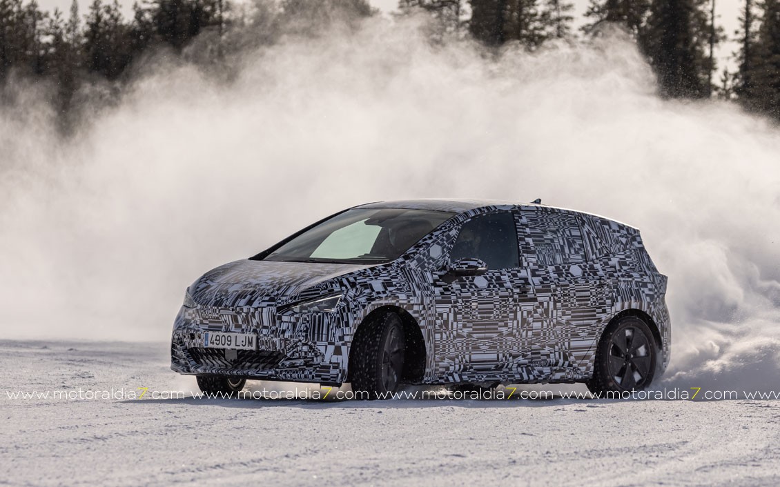 El primer CUPRA eléctrico, a -30ºC