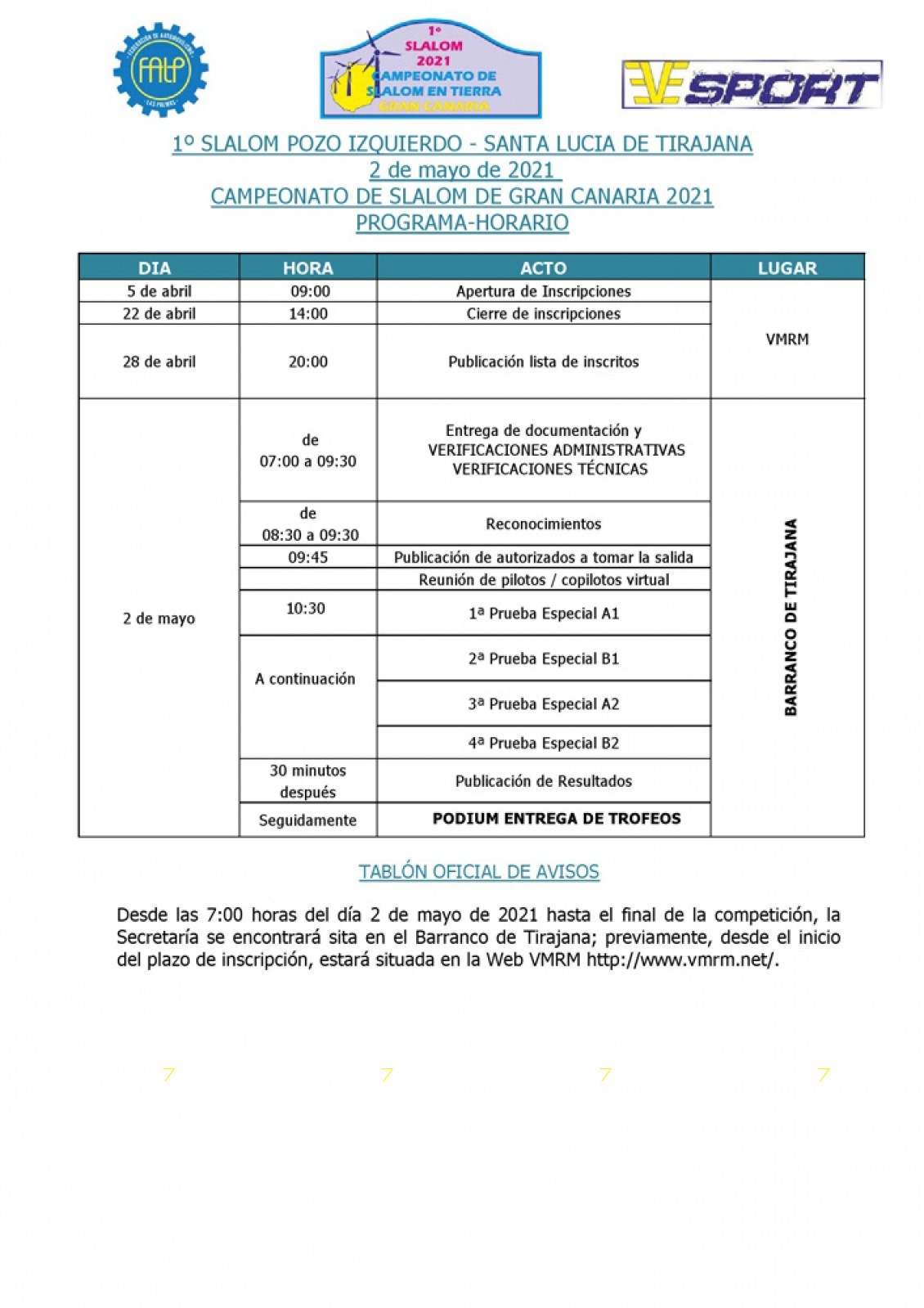 Comienzan los Slalom en Gran Canaria