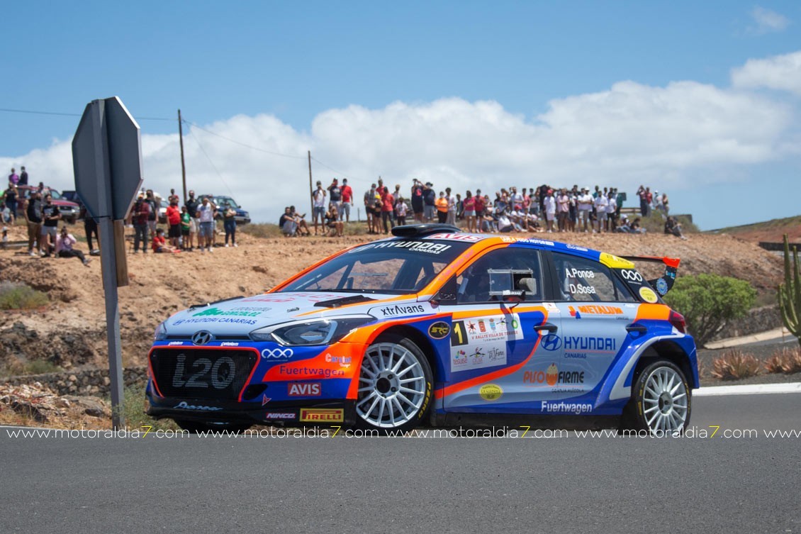 El Rally de Teguise fue para Suárez y Espino