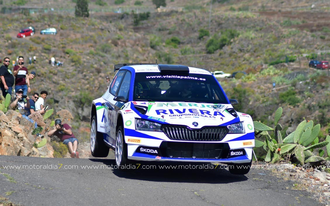 Cruz y Mujica marcan territorio en el Rally Villa de Adeje