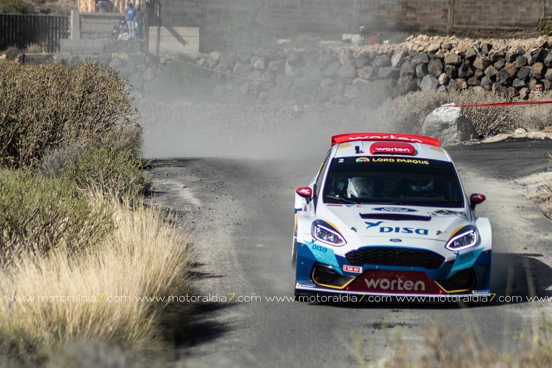 Rally Villa de Adeje, Cruz y Mujica dos pasos por delante