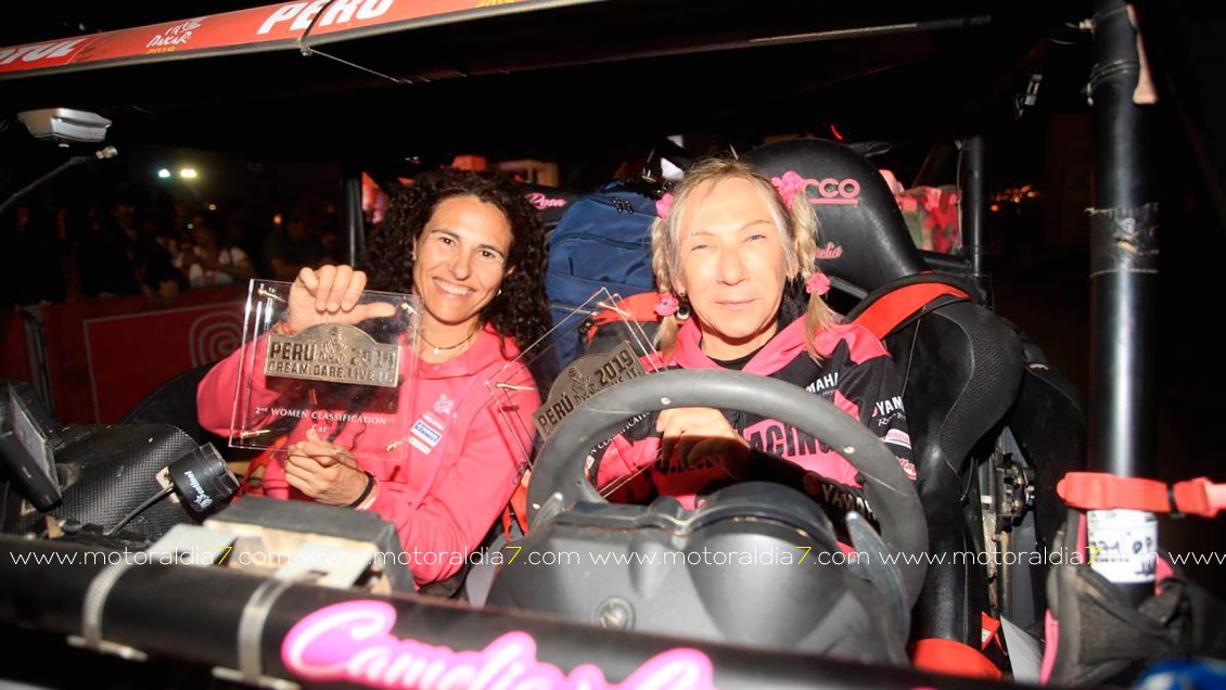 Rosa Romero copiloto de Pedro Peñate en el Dakar 2022
