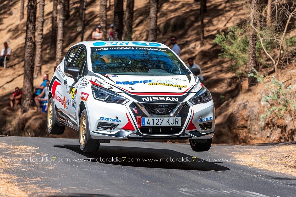 Diez equipos de la Copa Nissan Micra en el Rally Gran Canaria