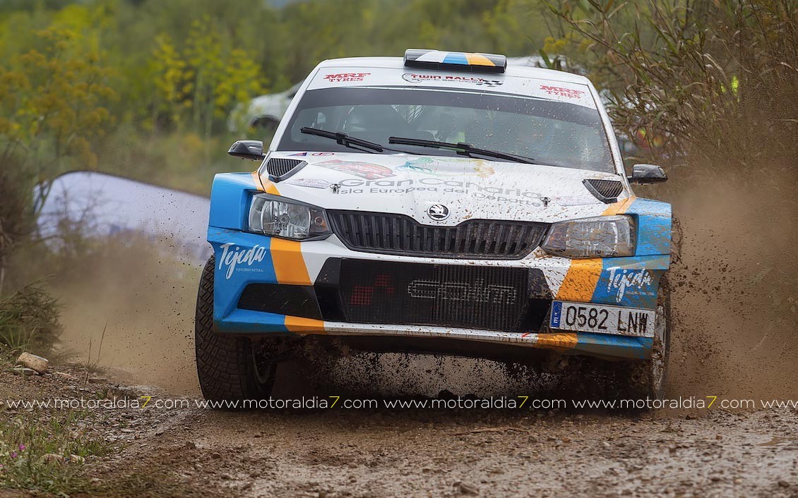 Quintana y Mujica en el Rally Terra Da Auga