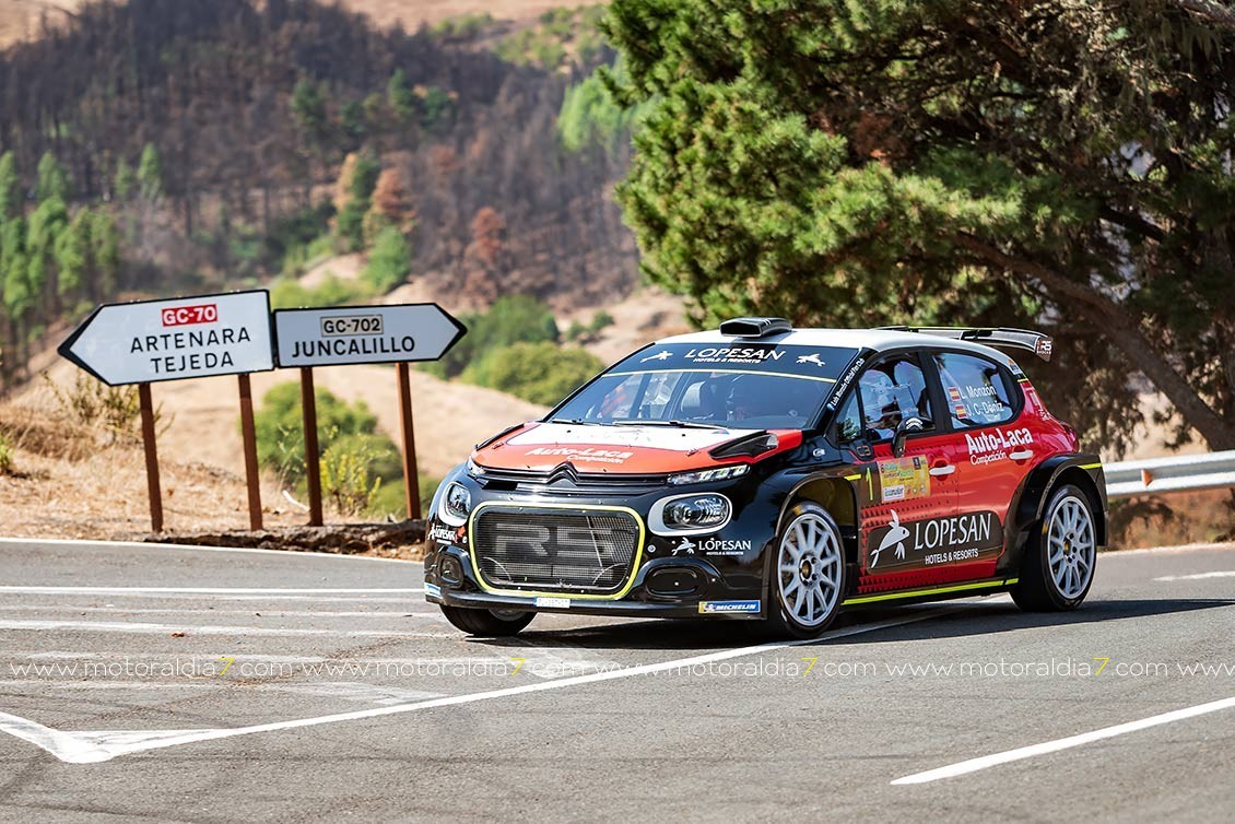 El Rally Comarca Norte de GC con nueve tramos