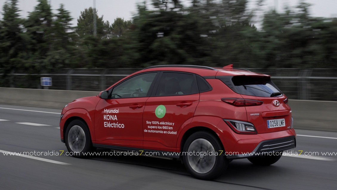 Hyundai KONA Eléctrico 790 kilómetros de autonomía