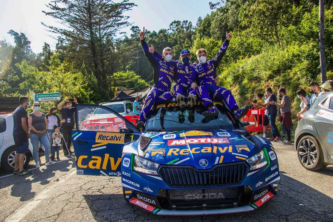 Suárez e Iglesias siguen imparables y ganan el Rally Rías Baixas
