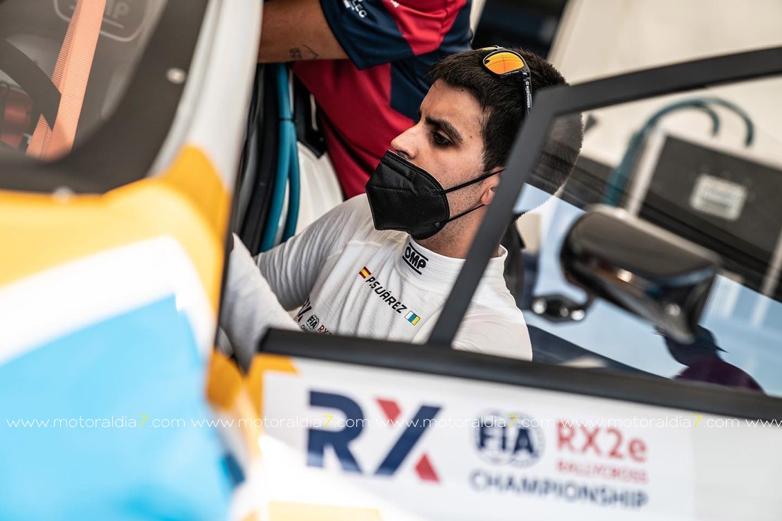 Pablo Suárez debutó con éxito en RallyCross RX2e