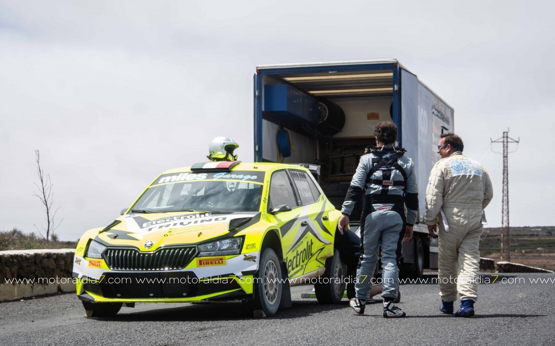 Unos Test, “deprisa y corriendo” en el Rally Isla de Los Volcanes