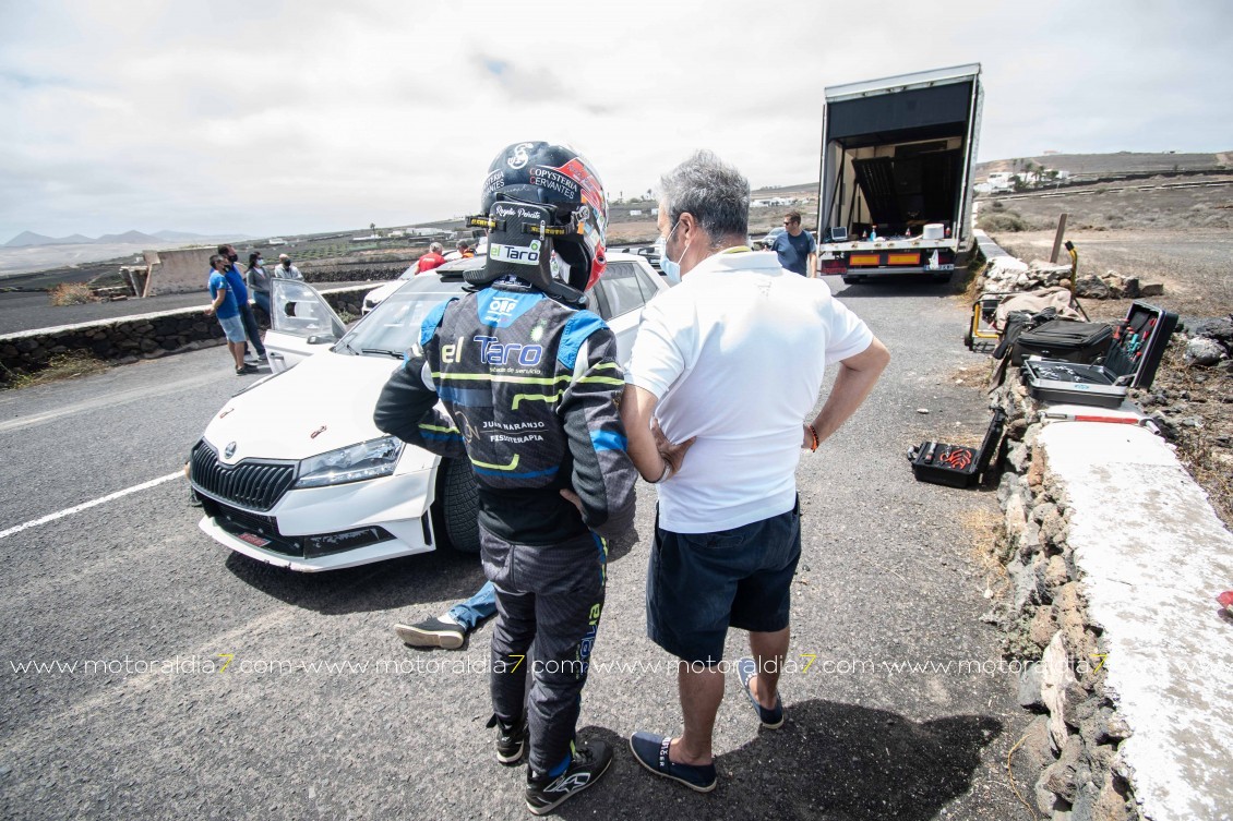 Unos Test, “deprisa y corriendo” en el Rally Isla de Los Volcanes