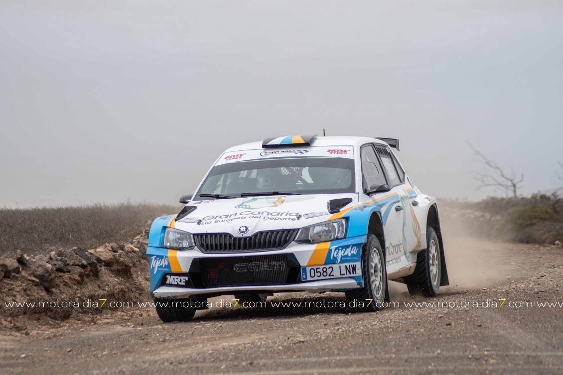 Al-Attyyad y Baumel mandan en el Rally de Tierra Isla de Los Volcanes