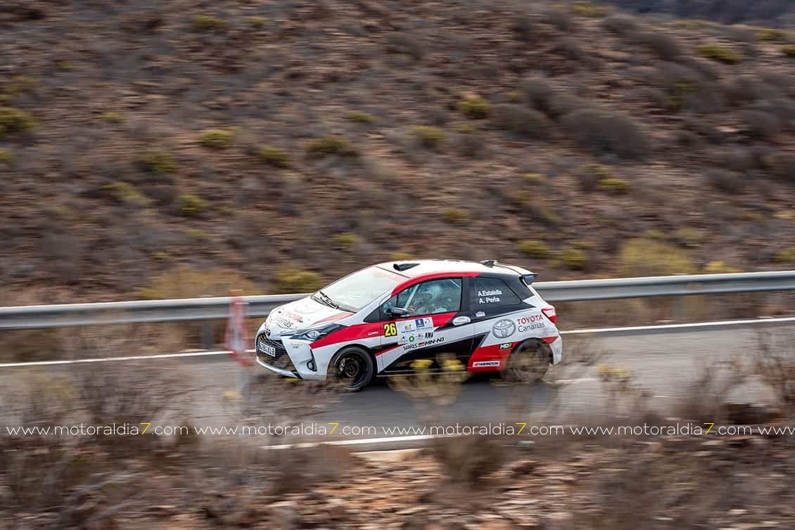 Unos Tramos típicos del Rally Maspalomas