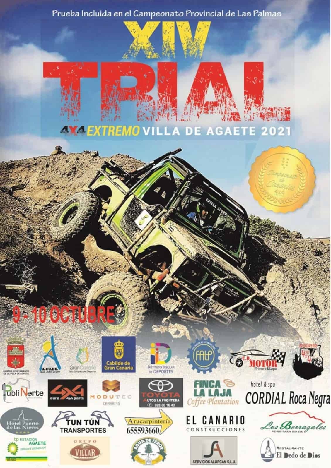 Los días 9 y 10 de Octubre cita con el 4x4 Extremo en Agaete.