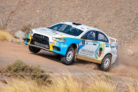 Tacoronte y Sáez ganan el Rally de Tierra de Gran Canaria