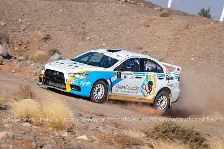 Tacoronte y Sáez ganan el Rally de Tierra de Gran Canaria