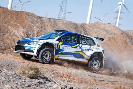 Tacoronte y Sáez ganan el Rally de Tierra de Gran Canaria