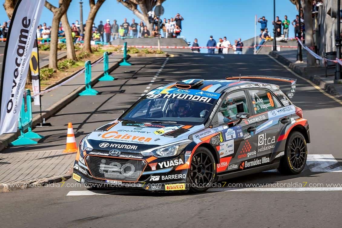 Lukyanuk – Arnautov suman cuatro victorias en el Rally Islas Canarias