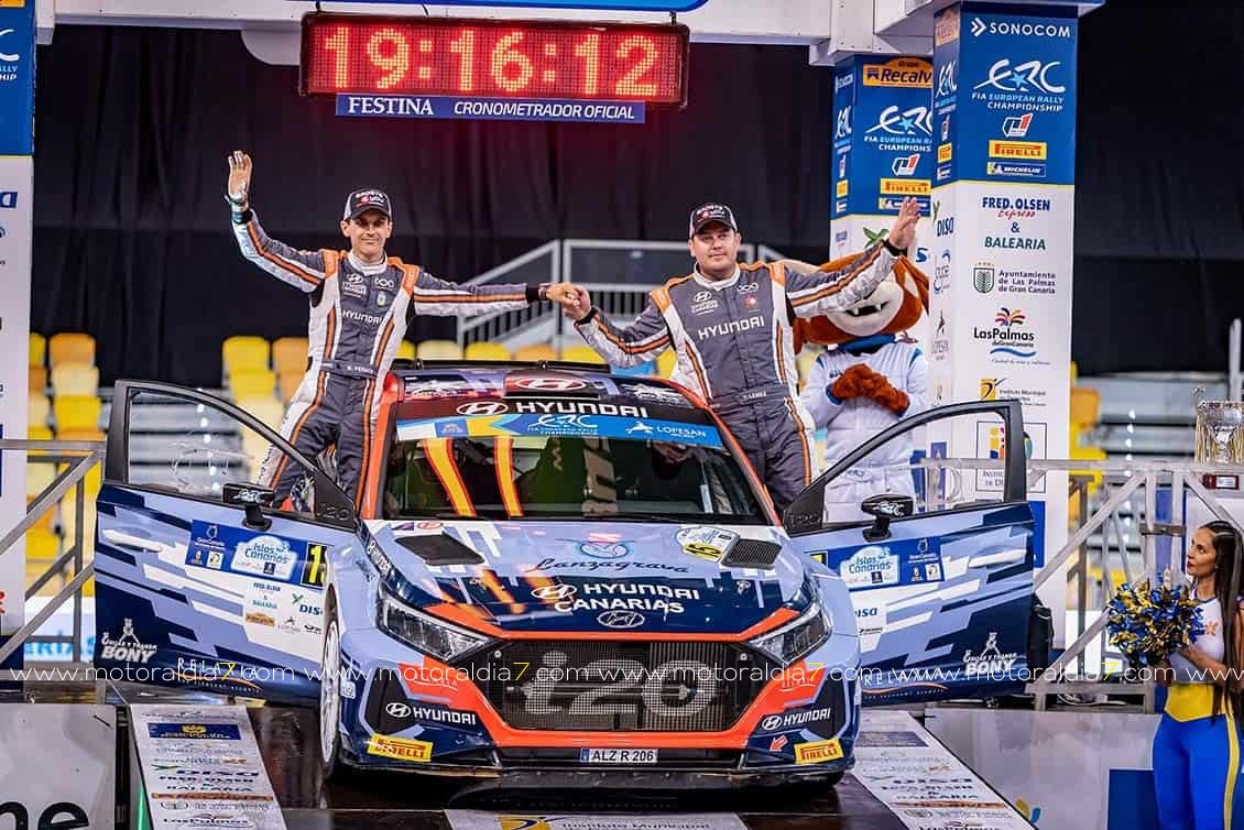 Lukyanuk – Arnautov suman cuatro victorias en el Rally Islas Canarias