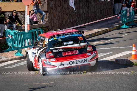 Lukyanuk – Arnautov suman cuatro victorias en el Rally Islas Canarias