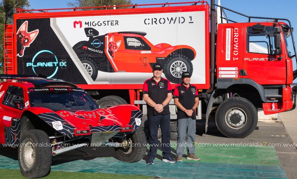 George Van Wijk y Francisco Domínguez en la aventura Rally Raid