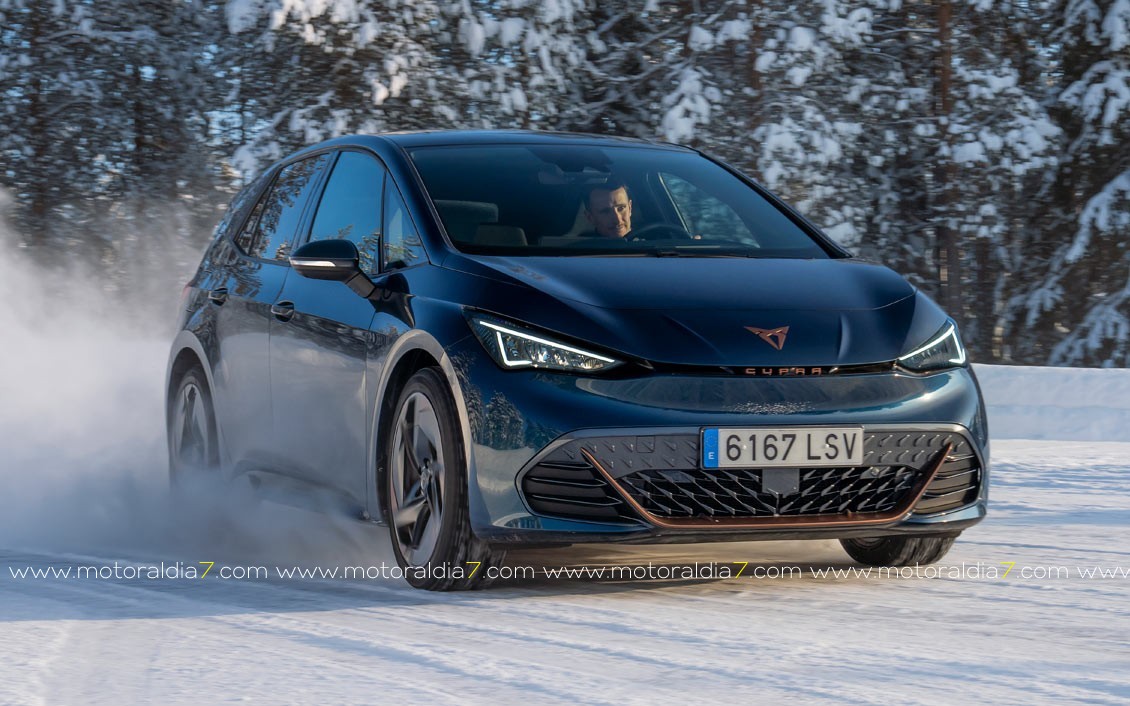 CUPRA Born, se funde con la naturaleza en el Círculo Polar Ártico