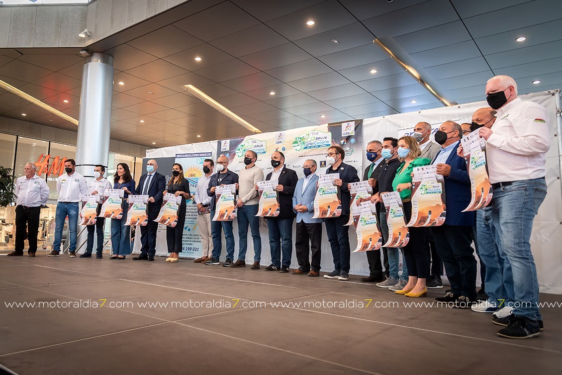 La semana grande del 4º ECORally Gran Canaria  comenzó con su Presentación Oficial