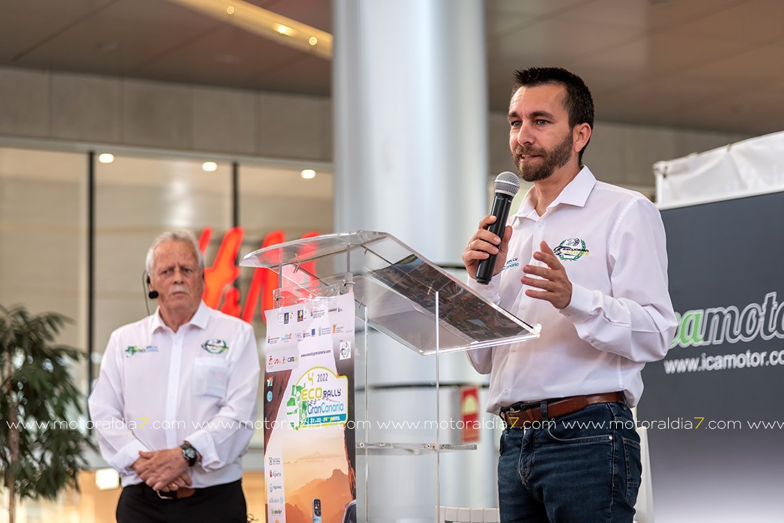 La semana grande del 4º ECORally Gran Canaria  comenzó con su Presentación Oficial