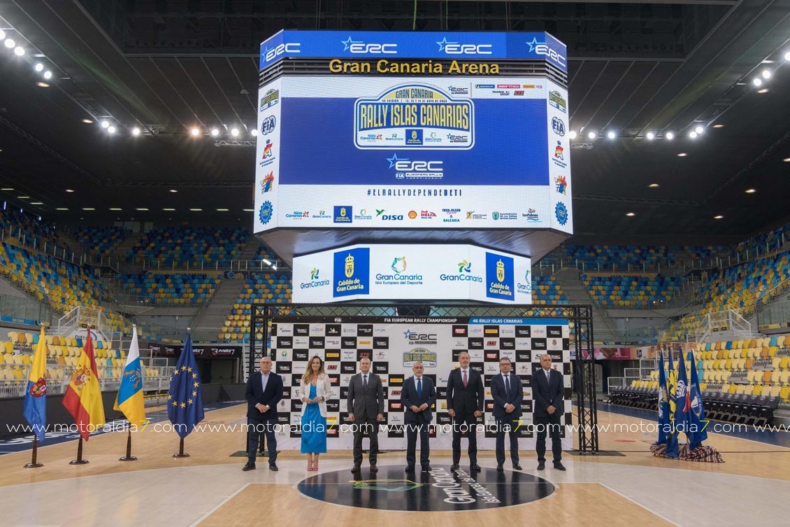 Presentada la edición 46 del Rally Islas Canarias en el Gran Canaria Arena