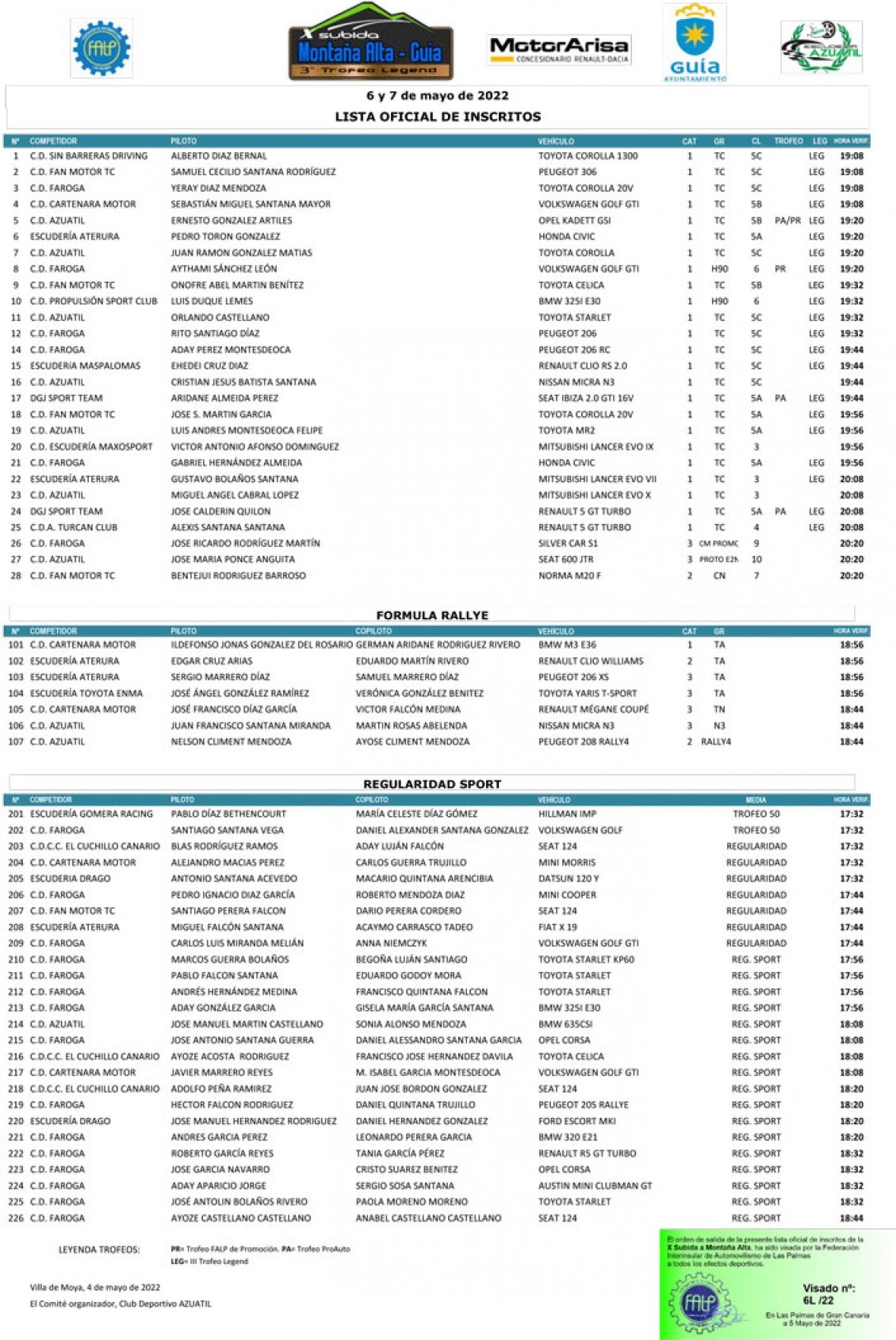 60 equipos inscritos para Montaña Alta