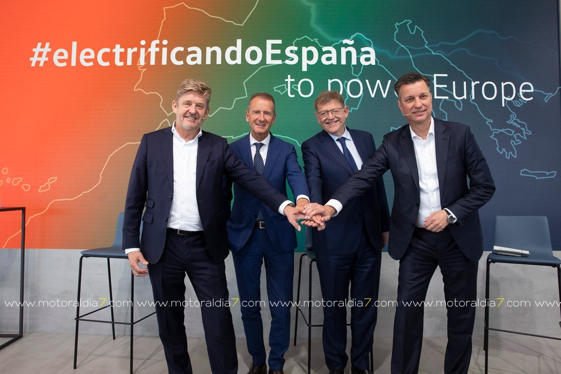 El Grupo Volkswagen y SEAT S.A. movilizarán 10.000 millones de euros para electrificar España