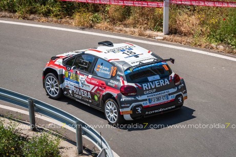 Luis Monzón y José Carlos Déniz, los más rápidos en la clasificación del Rally Islas Canarias