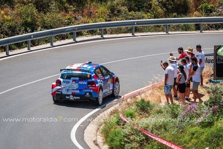 Luis Monzón y José Carlos Déniz, los más rápidos en la clasificación del Rally Islas Canarias